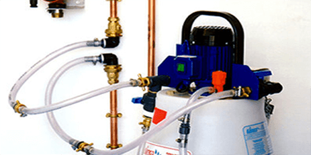 central heating power flushing
